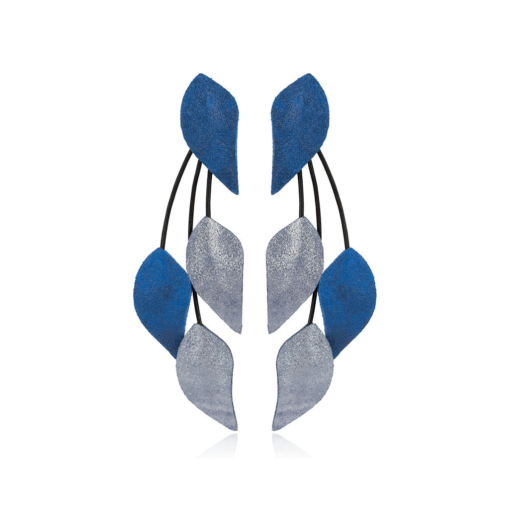 Leather Leaf Earrings 7pm