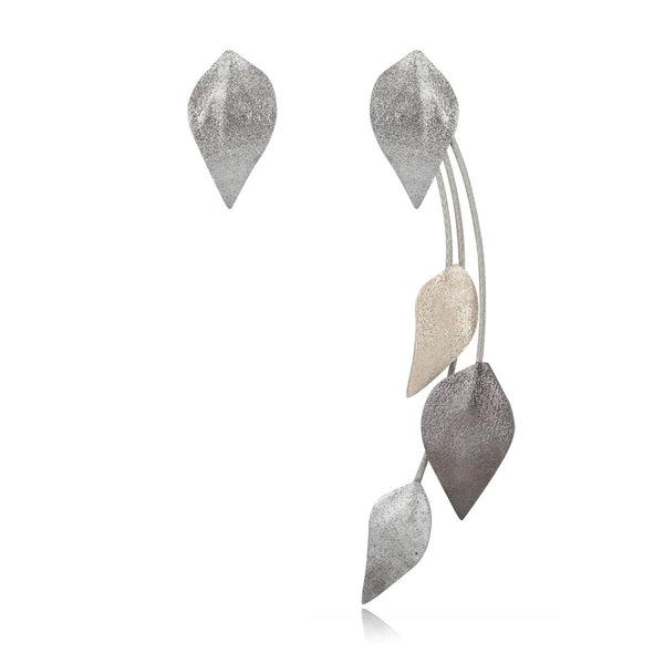 Leather Leaf Earrings 7pm