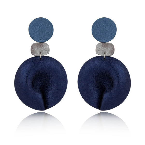 Leather Twister Earrings 7pm