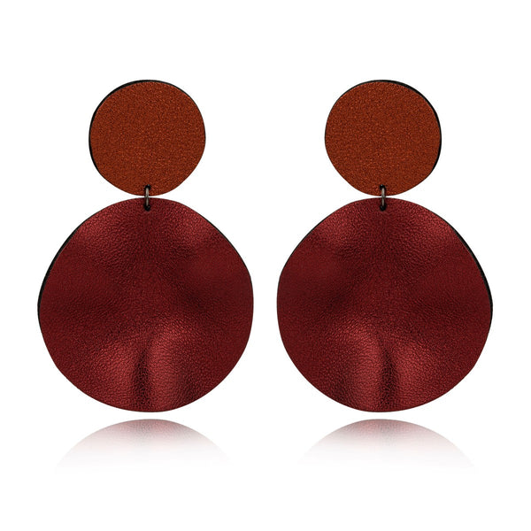 335 Leather Fluid Waves Earrings 7pm-b2b-8