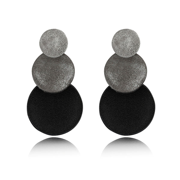 Leather Contour Earrings 7pm