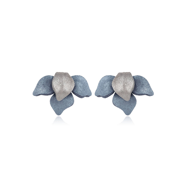 Leather Orchid Wings Earrings 7pm