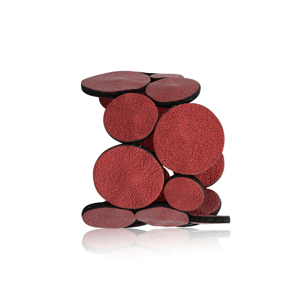 Dots Leather Bracelet 7pm