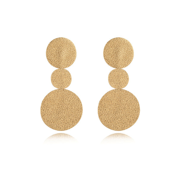 Leather Dots Earrings 7pm