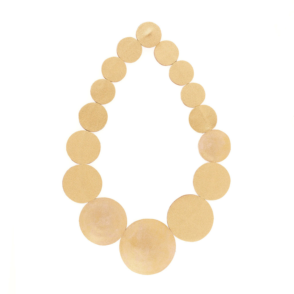 Circles Leather Necklace 7pm
