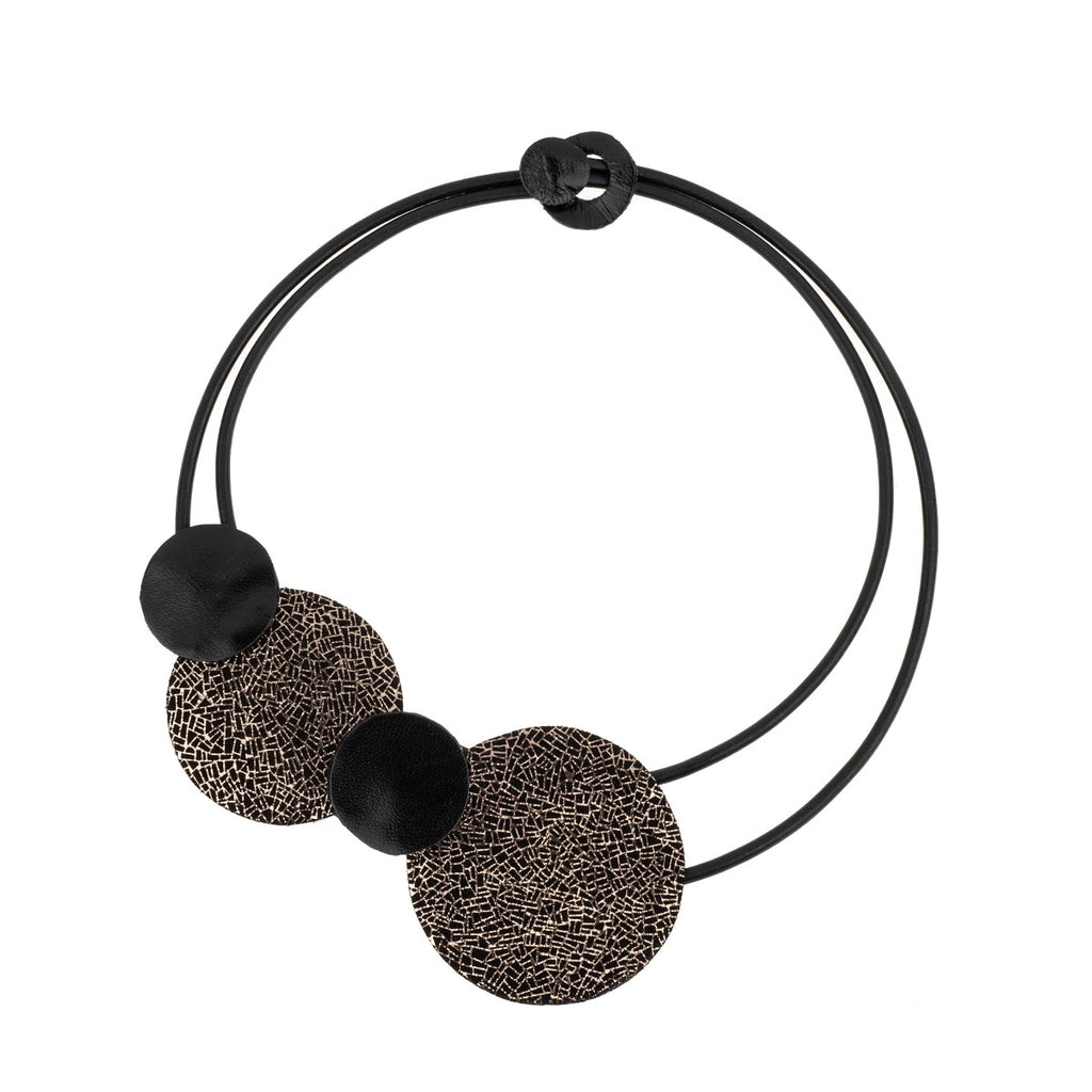 Planets Leather Necklace 7pm