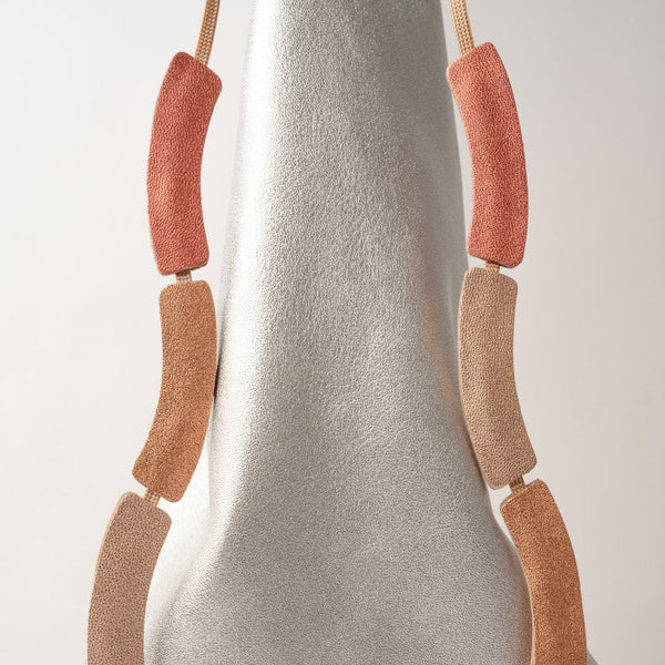 Mediterranean Waves 7pm Leather Necklace