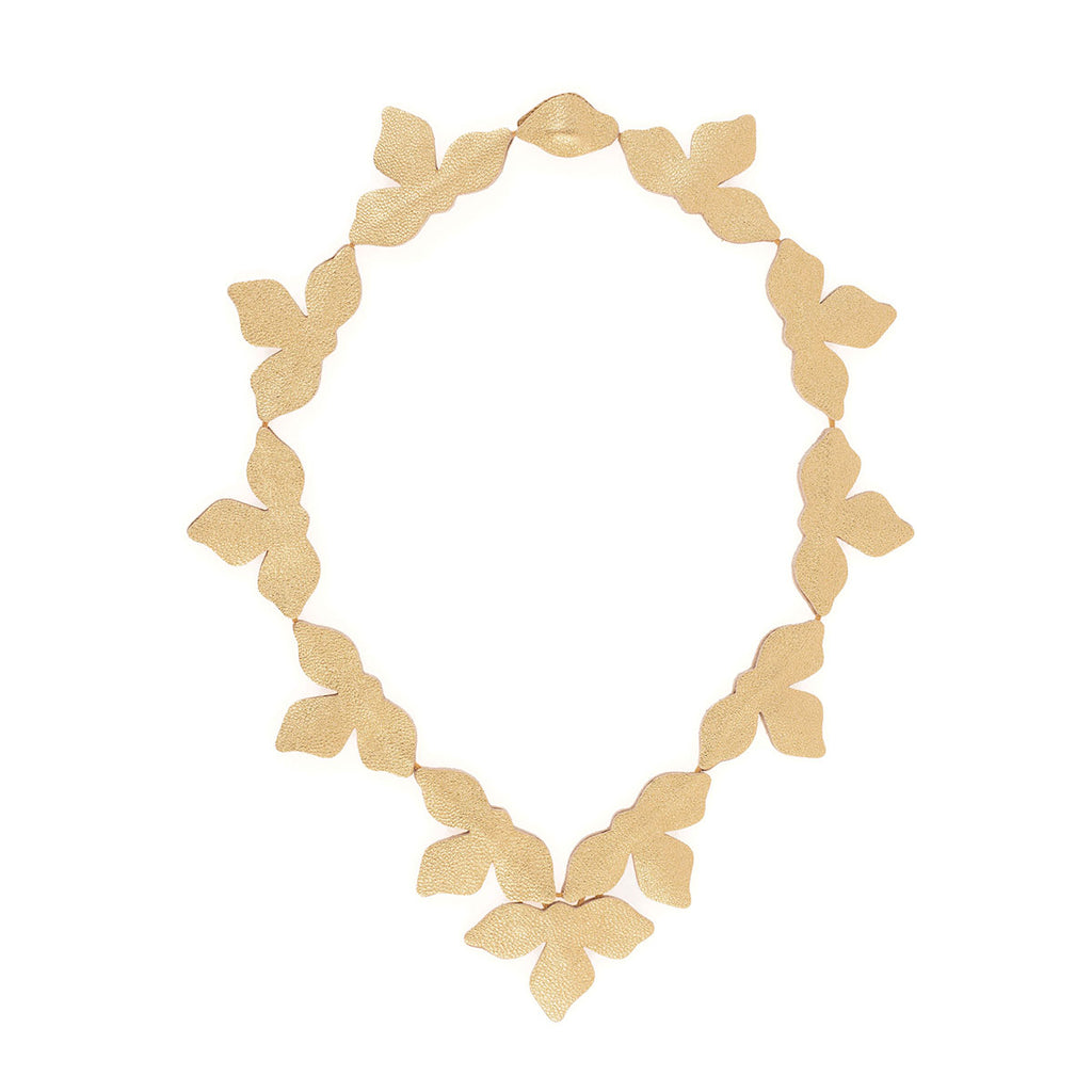 Birds Leather Necklace 7pm