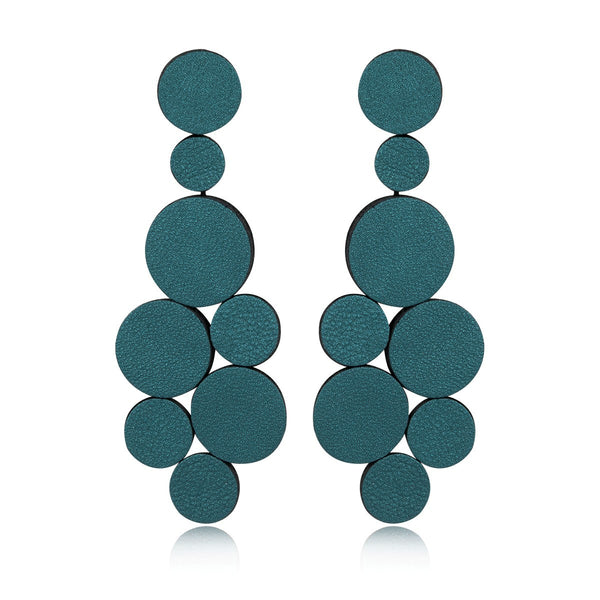 Leather Dots Earrings 7pm