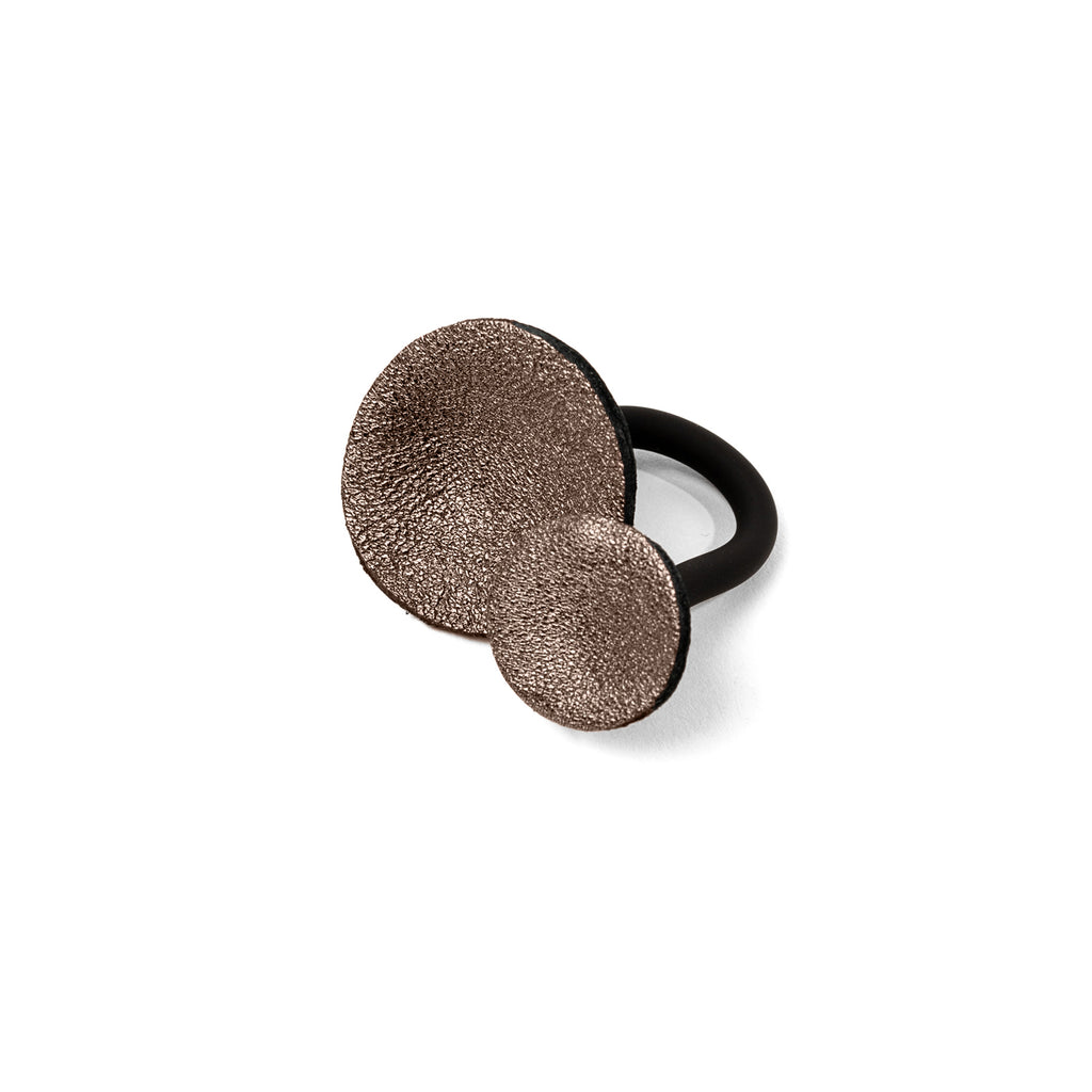 Circles Leather Ring